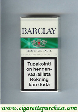 Barclay Menthol Taste cigarettes